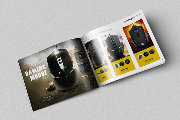 鼠標畫冊設計，鍵盤畫冊設計公司，3C數碼產品畫冊設計公司{標派視覺}