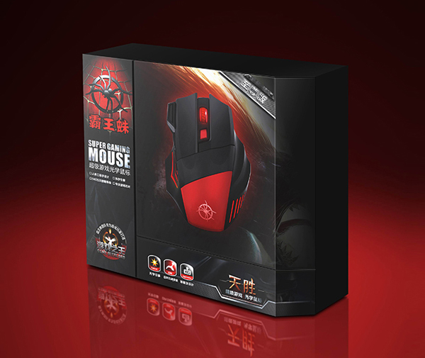霸王蛛數(shù)碼電競產(chǎn)品包裝設(shè)計(jì)